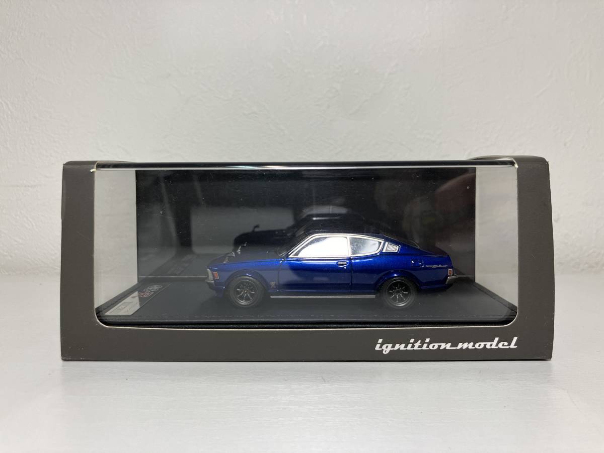 コレクター放出品22 ignition model 1/43 Mitubishi Colt Galant GTO 2000GSR ( A57 ) Blue 箱付き_画像7