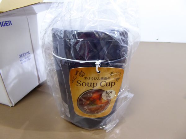 未使用品　TAGER/タイガー 真空断熱 フードジャー スープカップ MCL-B030 300ml 魔法瓶　692J_画像6
