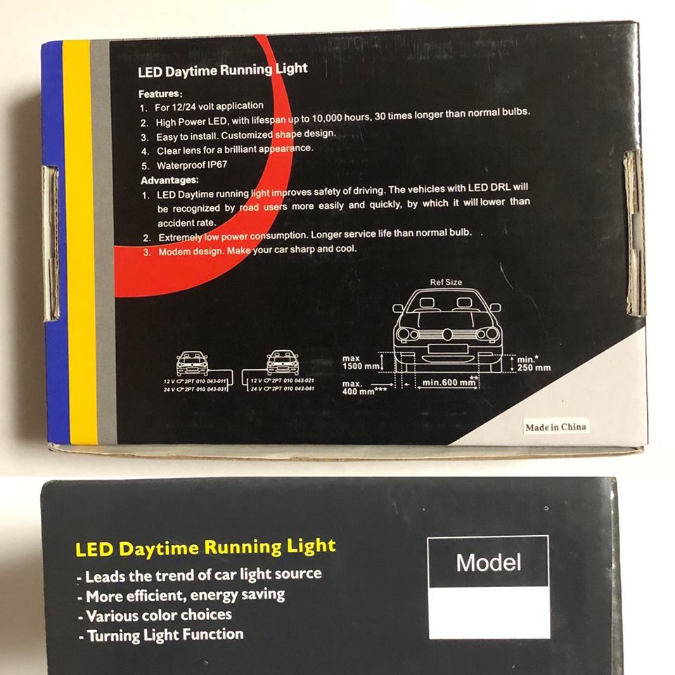 【お得】 【新品】LED daytime running light 車用 アクセサリー デイライト_画像2