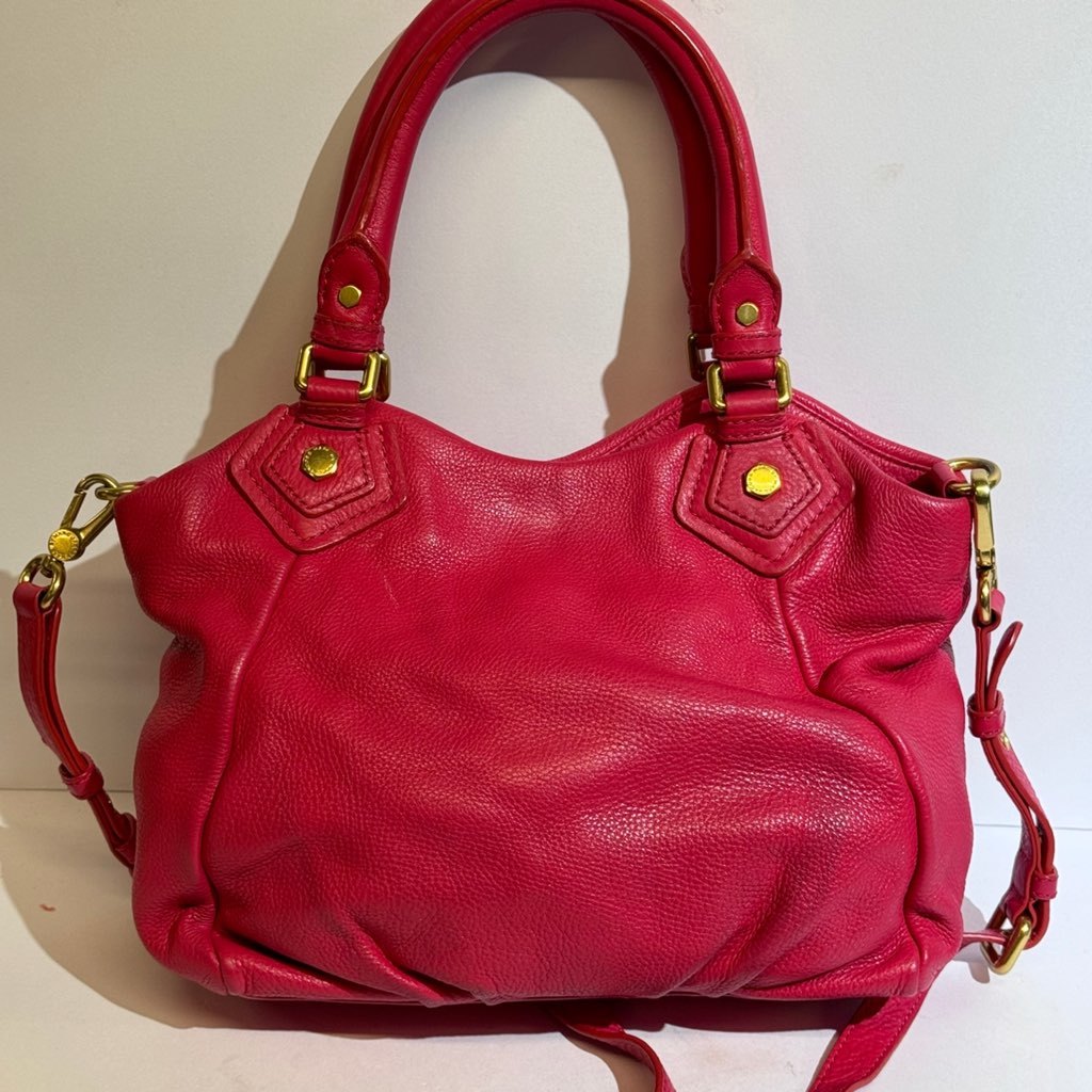 MARC BY MARC JACOBS　マークジェイコブス●2way レザー ショルダーバッグ●ピンク_画像2