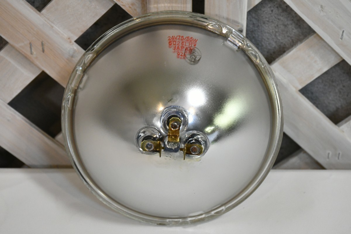 PL3FK85a コイト KOITO ヘッドライト シールドビーム 2個セット 2D1X 24V 75/55W 6024 LH SEALED BEAM 丸型 ヘッドランプ 小糸製作所_画像9