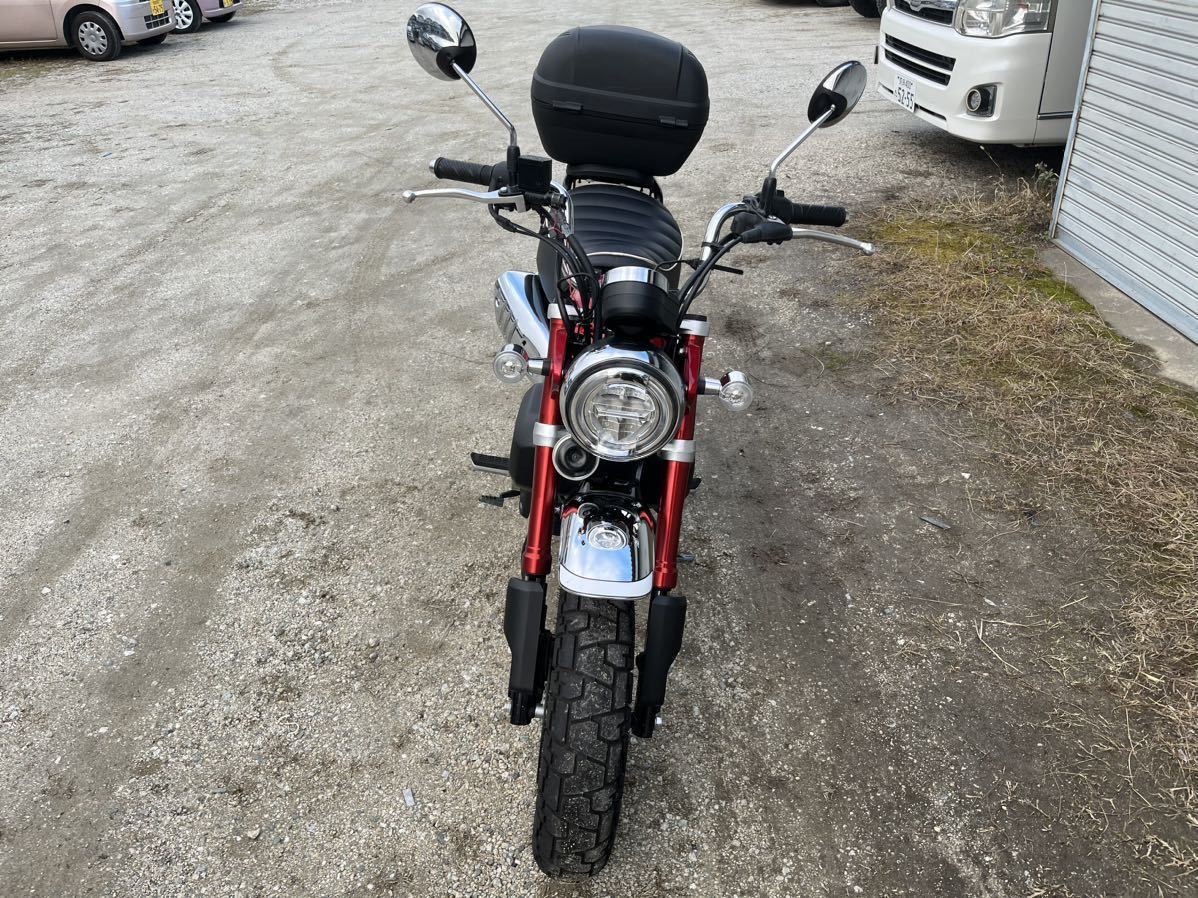 HONDA Monkey JB02 2019年式モデル 125cc インジェクション車両 美品 綺麗 MT車 2人乗り 赤色 レッド 走行距離浅い 1オーナー モンキー_画像6