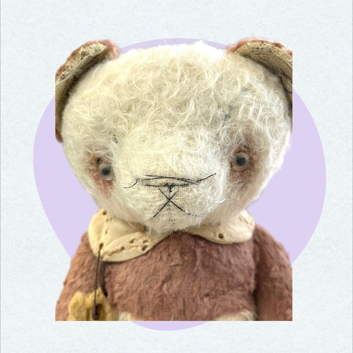 [ secondhand goods ] artist Bear teddy bear author Prashkovich Yulya [ Panda . small ...2] (Republic of Belarus) 32cm A54244RZZ