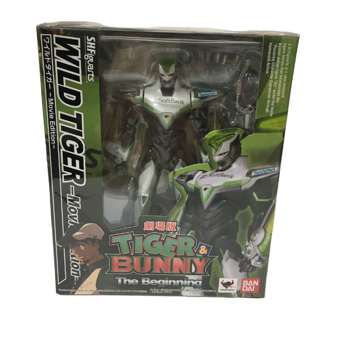 ◆未使用◆ 劇場版 TIGER＆BUNNY タイガーアンドバニー The Beginning ワイルドタイガー 虎徹 フィギュア バンダイ suP244N_画像1