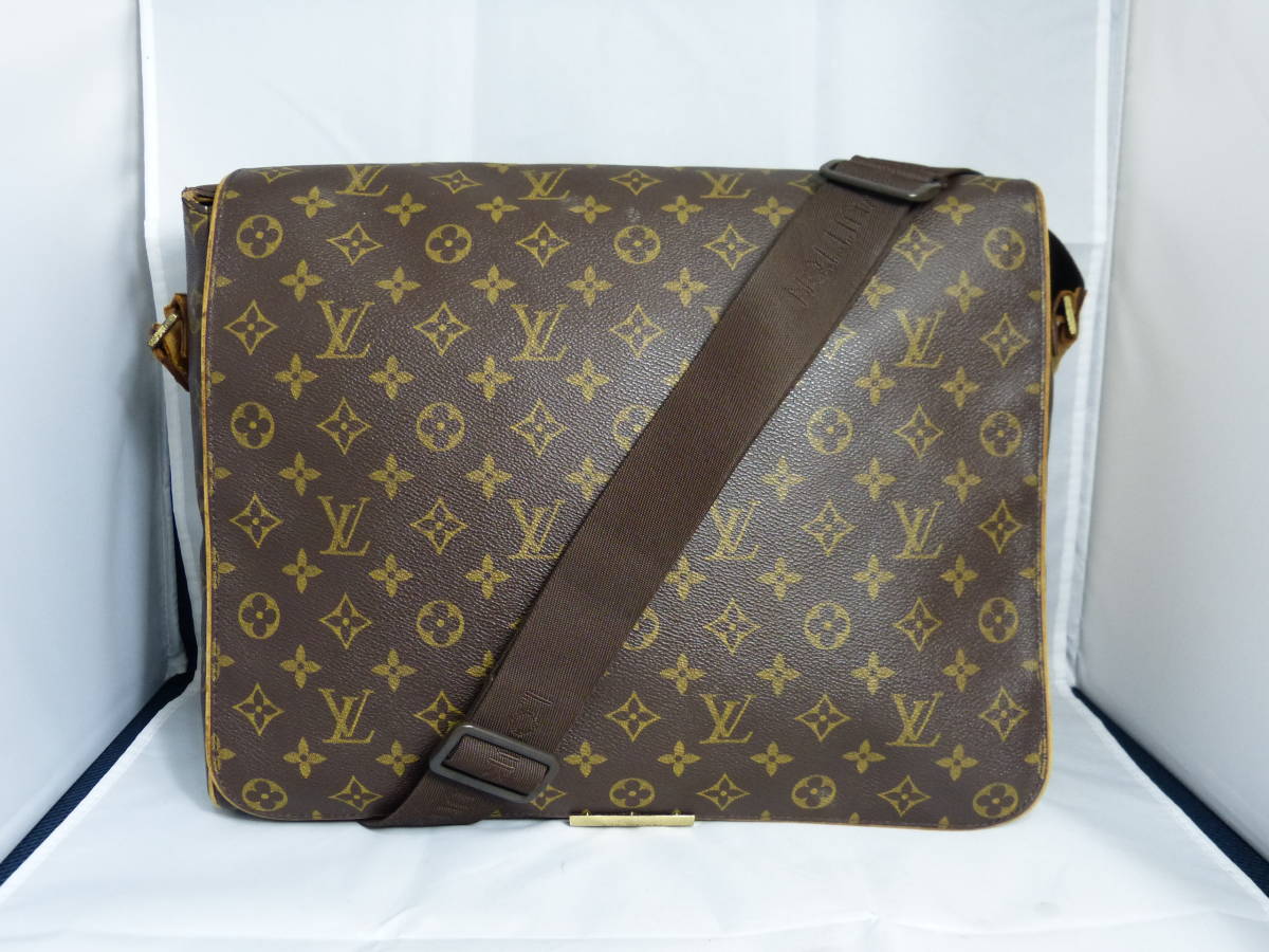 Sold at Auction: A Louis Vuitton Abbesses Messenger Bag. Monogram