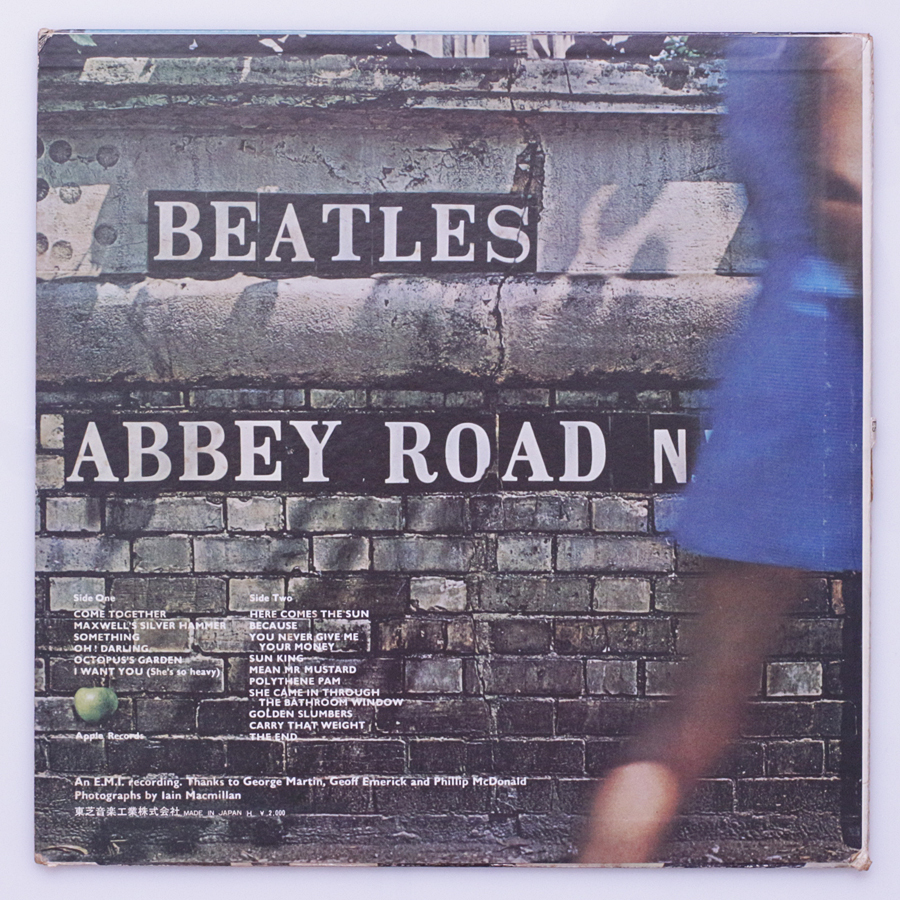 The Beatles / Abbey Road　 AP-8815 '69 JPpress　国内盤 定価¥2000表記_画像2