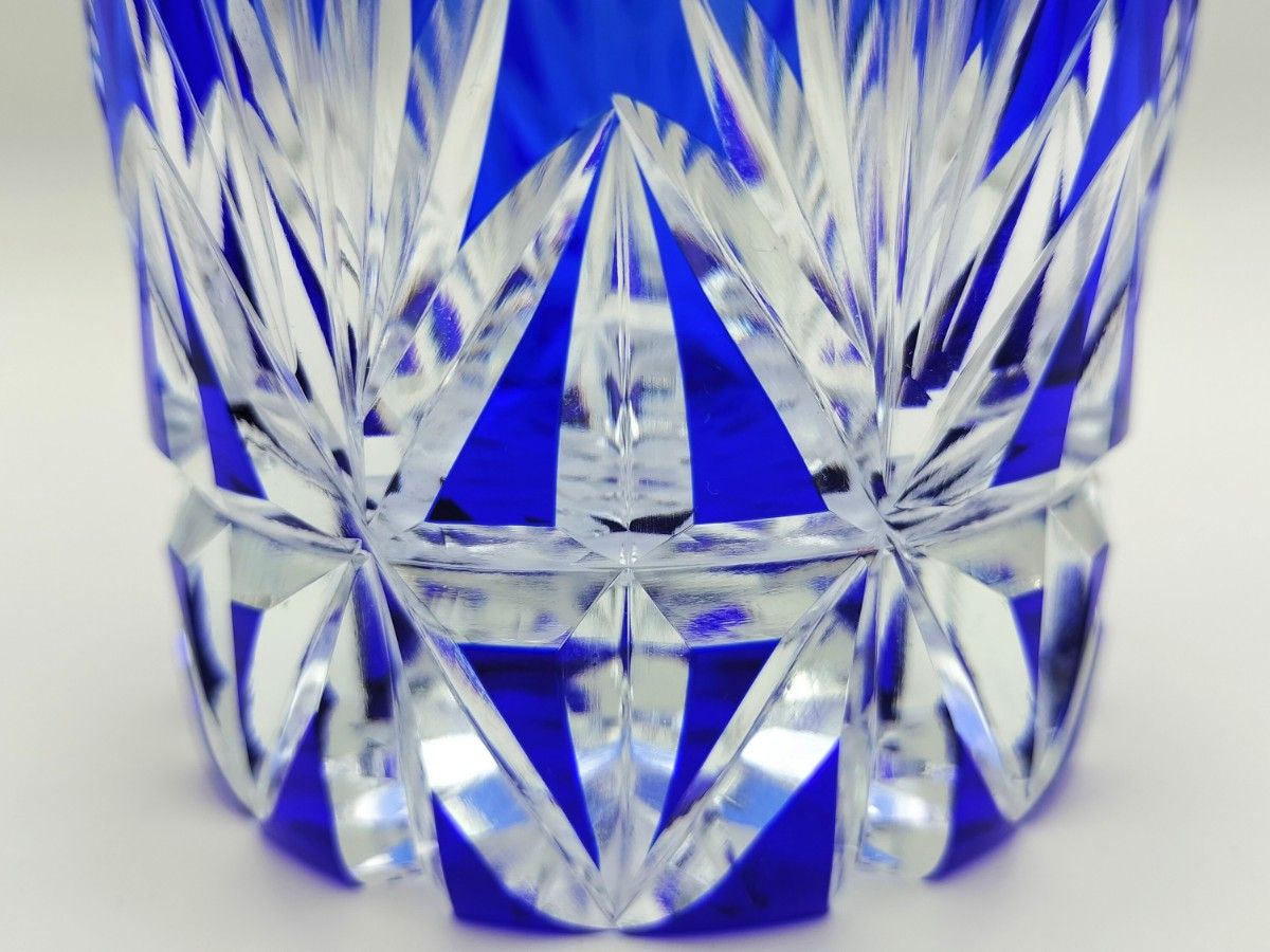 希少品 HOYA クリスタル 最高級ロックグラス(切子 江戸切子 希少品 HOYA クリスタル 最高級ロックグラス(切子 江戸切子