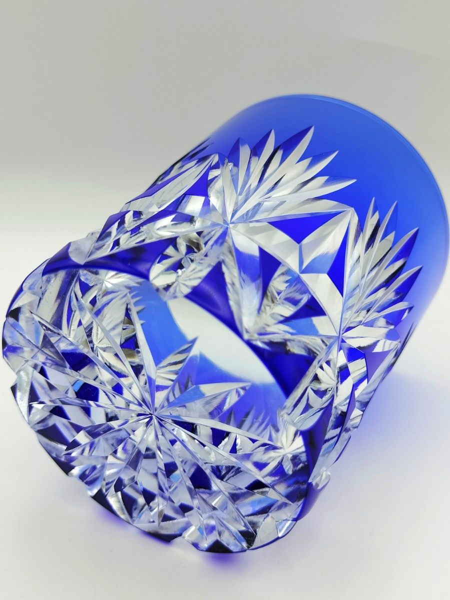 希少品 HOYA クリスタル 最高級ロックグラス(切子 江戸切子 希少品 HOYA クリスタル 最高級ロックグラス(切子 江戸切子