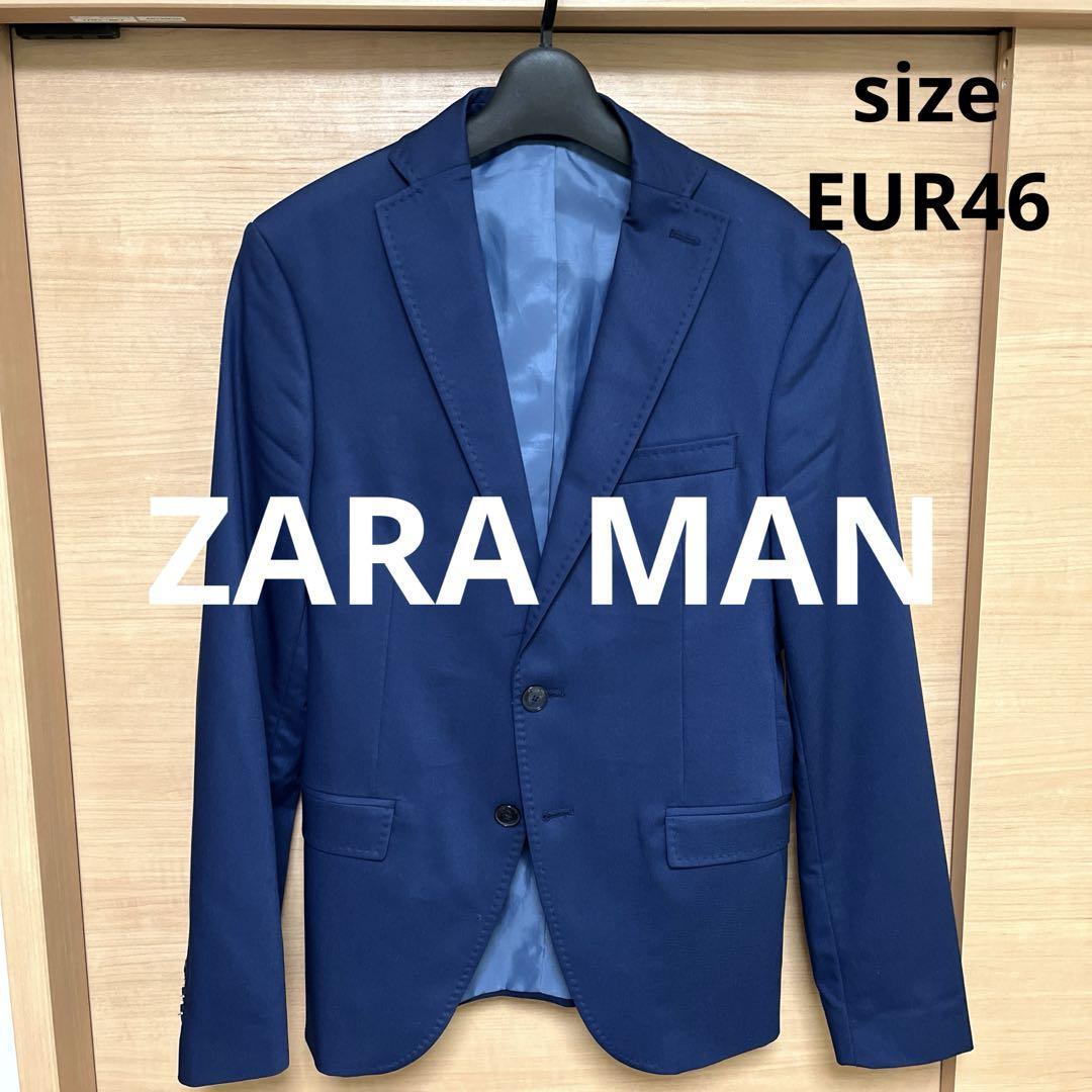 ZARA MAN メンズ テーラードジャケット ネイビーブルー系｜Yahoo