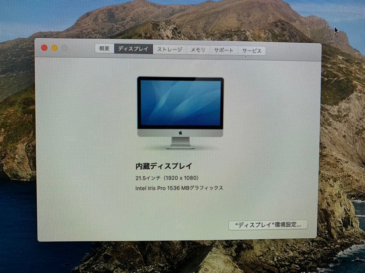 Apple iMac i5 21.5インチ　A1418 SSD  Core  office  Windows 