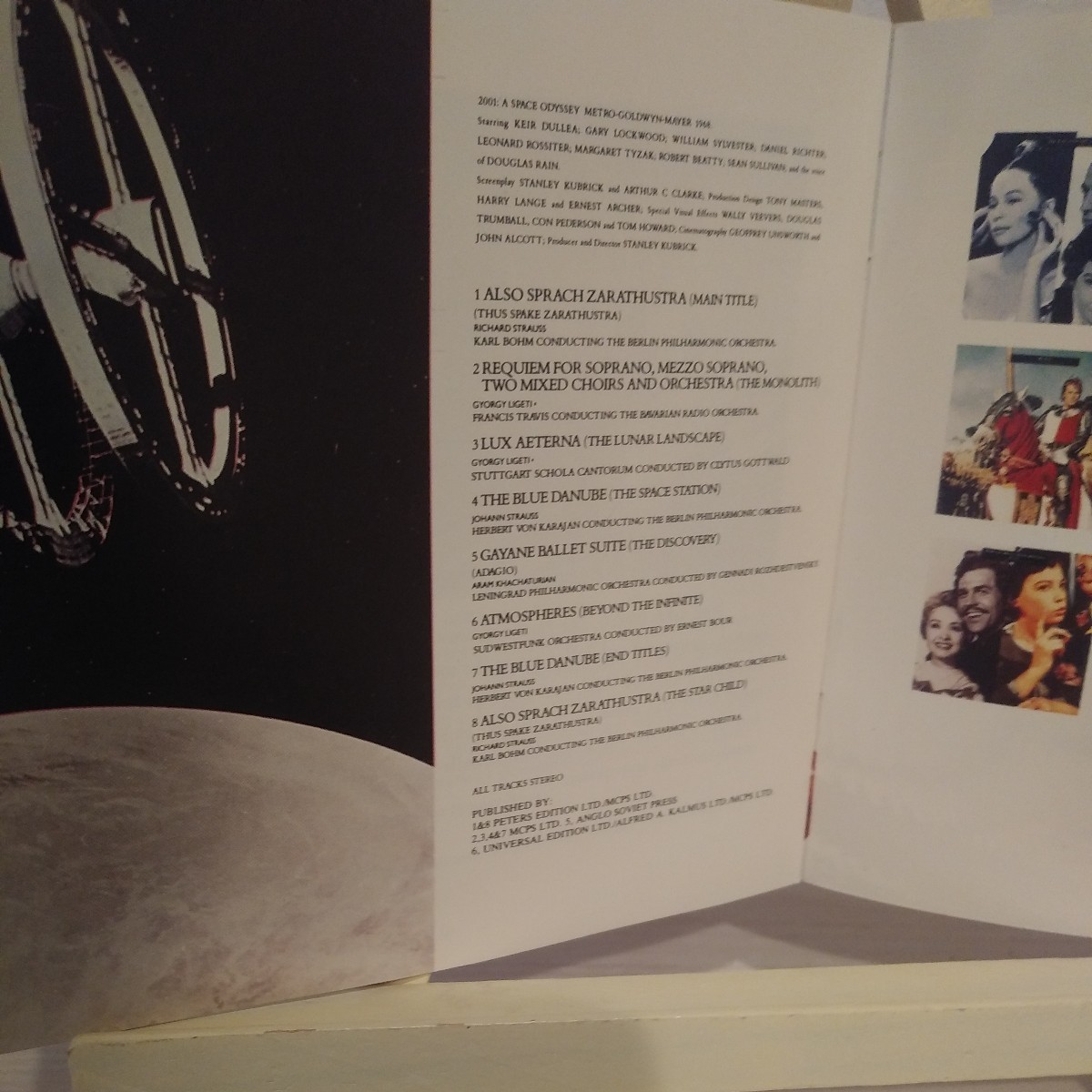 「２００１年宇宙の旅」 オリジナルサウンドトラック （オムニバス）(スタンリー・キューブリック 廃盤 MGM EMI デジタルリマスター 映画_画像4