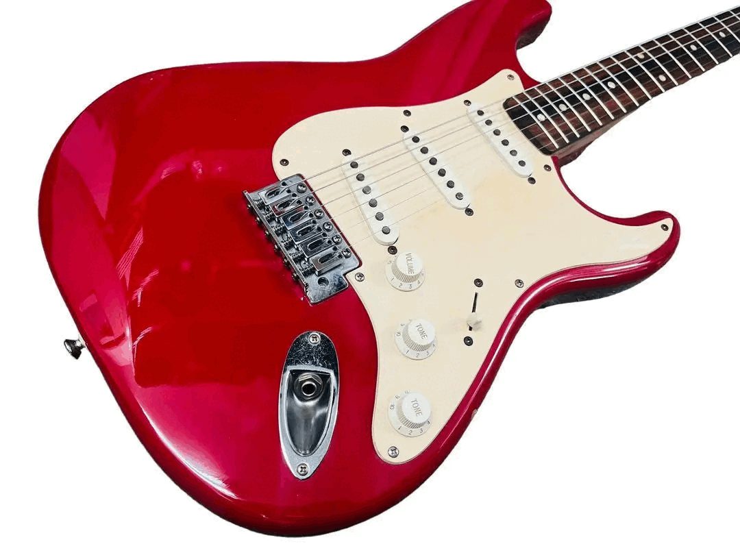 ［SKh4-P51］整備済 スクワイヤ by フェンダー エレキギター Squier Fender BULLET STRAT おまけYAMAHAギグバッグ _画像1