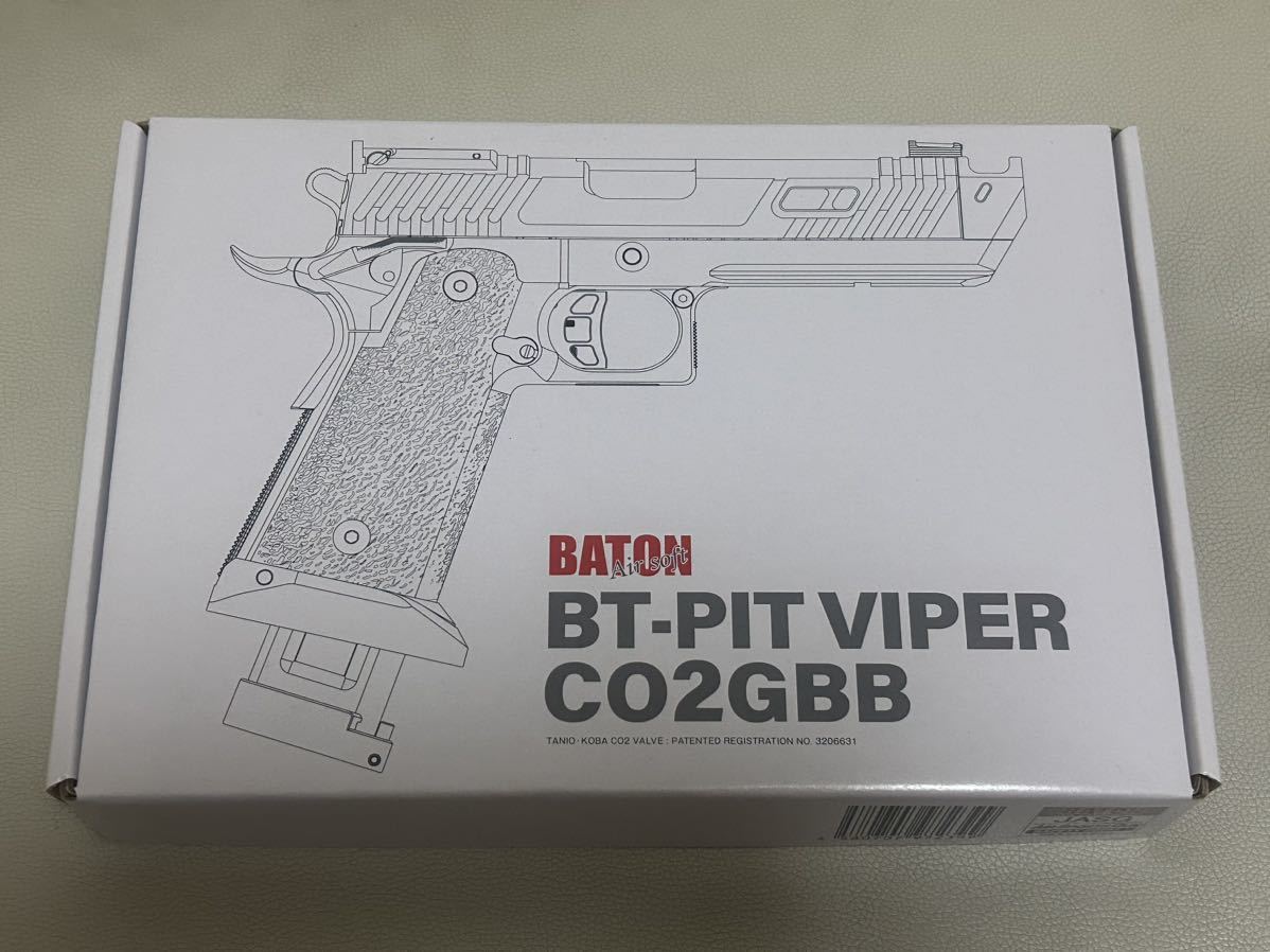 ほぼ新品 BATON BT-PIT VIPER バトン ガスガン CO2 ガスブローバック ジョンウィック 動作確認のみ_画像1