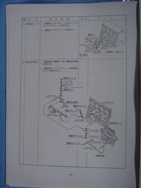 ●ヤンマー・エンジン・モデル４ＪＨ-ＤＴ（Ｚ）分解整備要領書_画像4