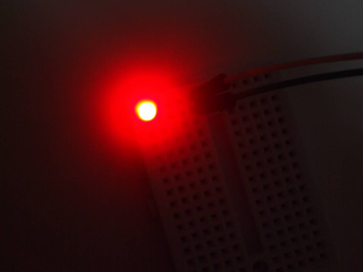 高輝度発光ダイオード　発色：赤（レッド)　3Φ（3mm）10個セット 管-C３Rh_画像5