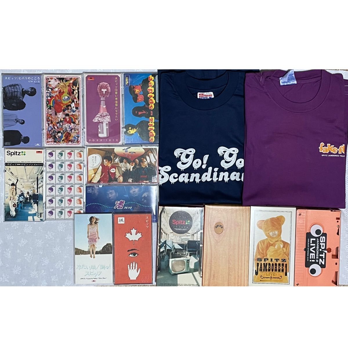 スピッツ 8cmCD VHS Tシャツ セット【ジャンク品】