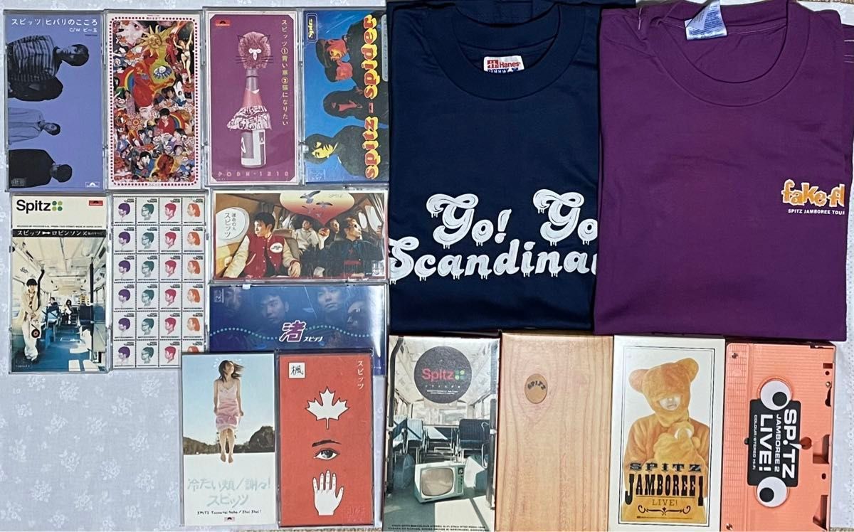 スピッツ 8cmCD VHS Tシャツ セット【ジャンク品】