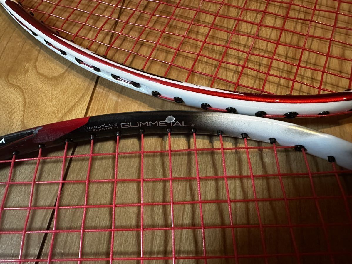 バドミントンラケット 3本セットYONEX ゴーセン_画像4