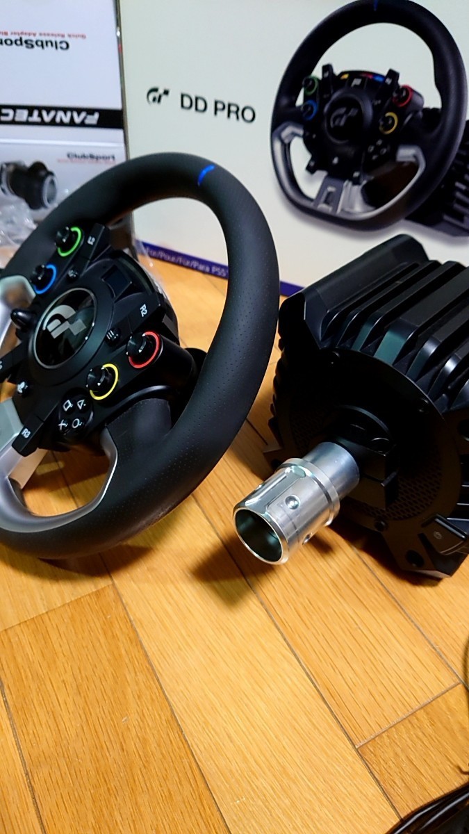 ファナテック FANATEC Gran Turismo DD Pro グランツーリスモ ハンコンセット 5Nm ＆ 8Nm QR1カスタム PS5_画像2