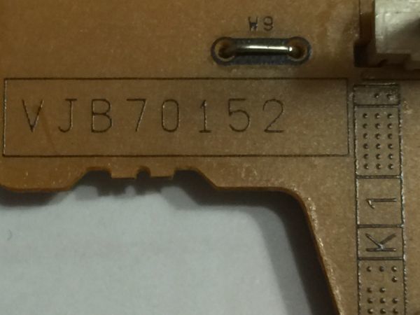 1.パナソニック DVD DMR-EX150用　 前面　表示基盤　LED表示　　　　FA350G_画像5