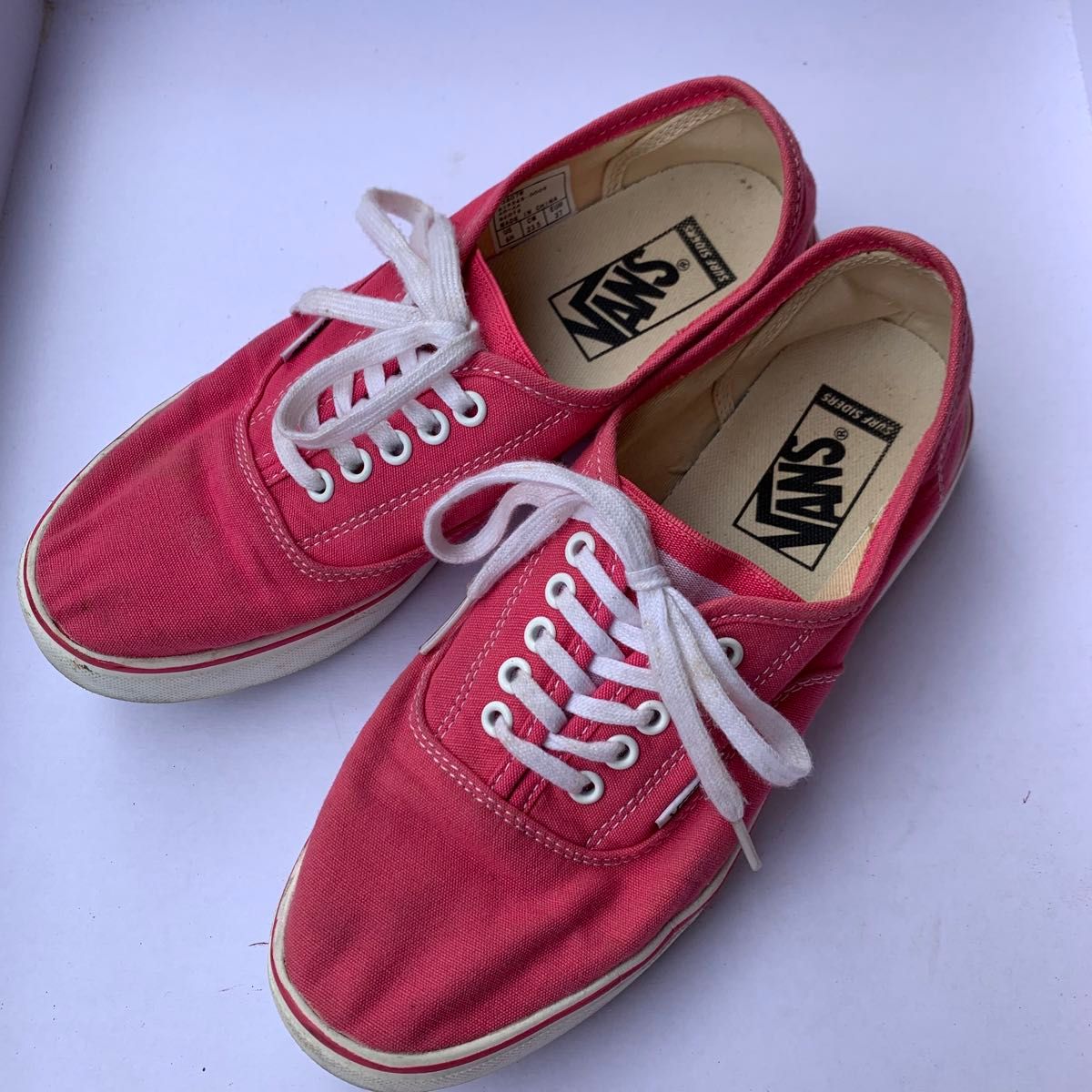 vans オーセンティック スニーカー ピンク