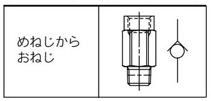 安心のメーカー品■エアサスに 1/4 NPTねじ チェックバルブ(逆止弁)　めねじからおねじ■2分 電磁弁 コンプレッサーに_画像3