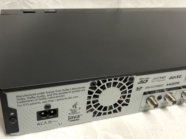 【動作OK】Panasonic DMR-BRX4020 ブルーレイレコーダー 純正リモコン B-CASカード HDMIケーブル '16年製 02_画像6