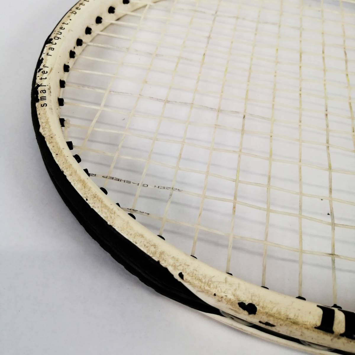 HEAD テニスラケットi.S2 テニス用品 スポーツ用品 硬式テニスラケット ヘッド 白 ホワイト 黒 ブラック【USED品】 22 00630_画像7