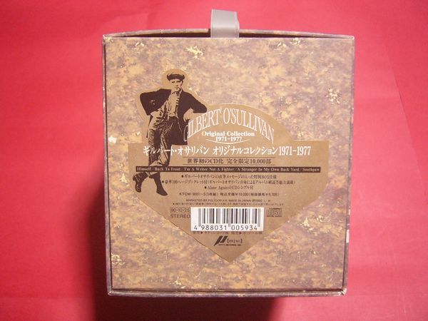 【限定ボックス】CD 5枚組 ギルバート・オサリバン 初期作品 豪華ブックレット ボーナスCDS 極上ポップ ベスト盤だけでは勿体ない SSW_画像1