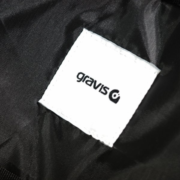 新品1円～★gravis グラビス BACK PACK BAG バッグ パック バッグ デイパック 黒 軽量 ◆2579◆_画像9