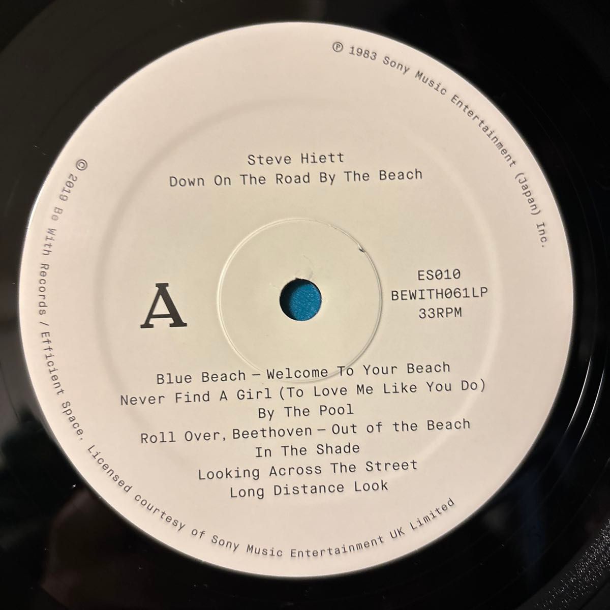 DOWN ON THE ROAD BY THE BEACH レコード LP AOR スティーヴ・ハイエット vinyl アナログ
