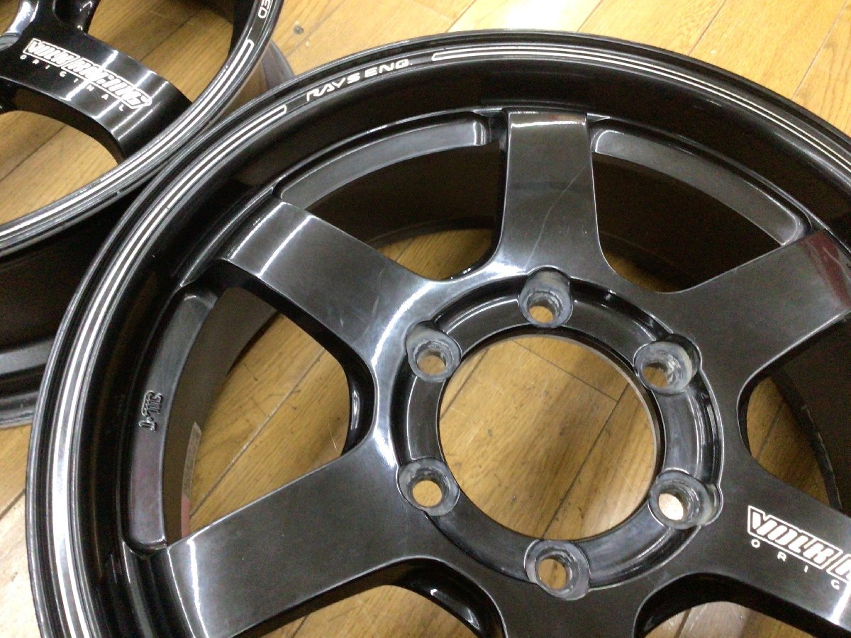 ☆傷小美品 ハイエース 200系 RAYS VOLK RACING TE37SB 17インチ 6.5J+38 139.7/6H_画像7