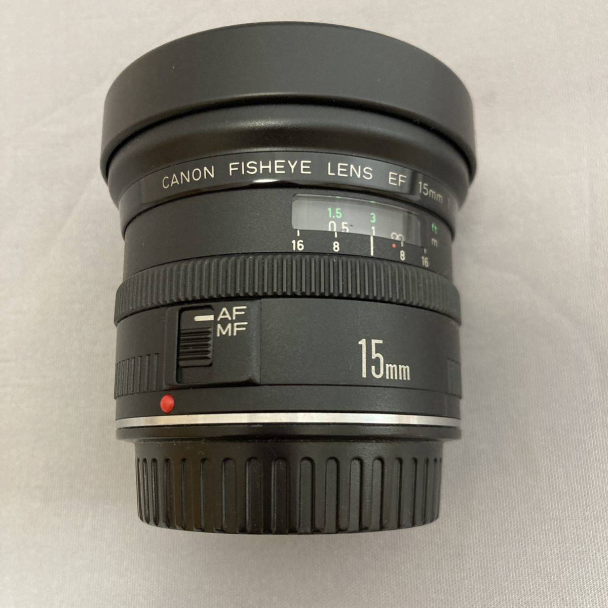 【美品】キャノン canon 魚眼レンズ FISHEYE 15mm f2.8