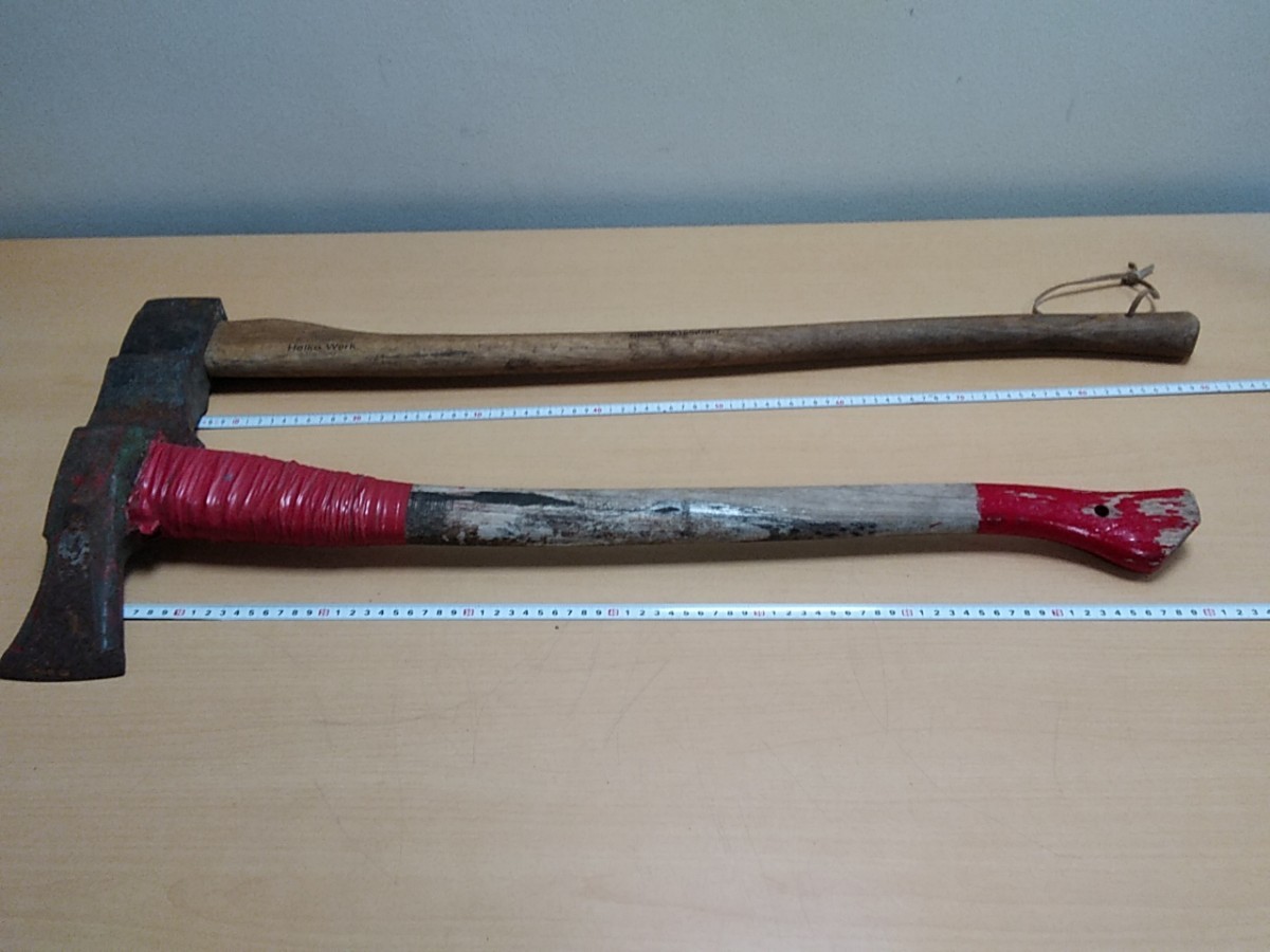 Yahoo!オークション - Helko Werk ORIG. USA HICKORY 斧 セット Yahoo!オークション - Helko Werk ORIG. USA HICKORY 斧 セット