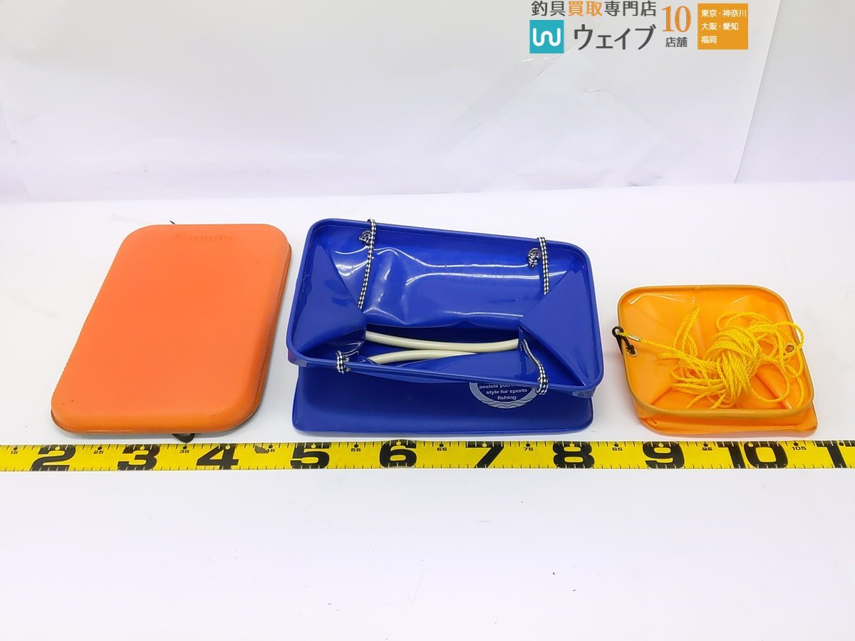 ダイワ 活かし水くみ M23CM(H)、GETT バッカン 他 バケツ 防水クッション等 計8点_120S452561 (8).JPG