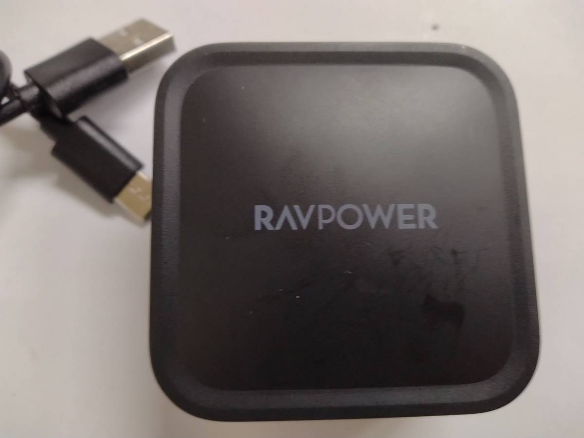■RAVPower ラブパワー RP-PC133 65W GaN急速充電器 社外 USB Type-A to C ケーブル 　C　_画像3