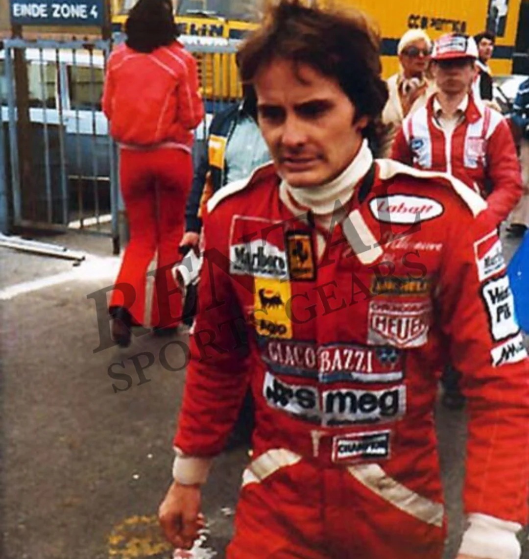 海外 高品質　送料込み ジル・ヴィルヌーヴ Gilles Villeneuve Marlboro 1978 レーシングスーツ　サイズ各種 レプリカ カスタム対応