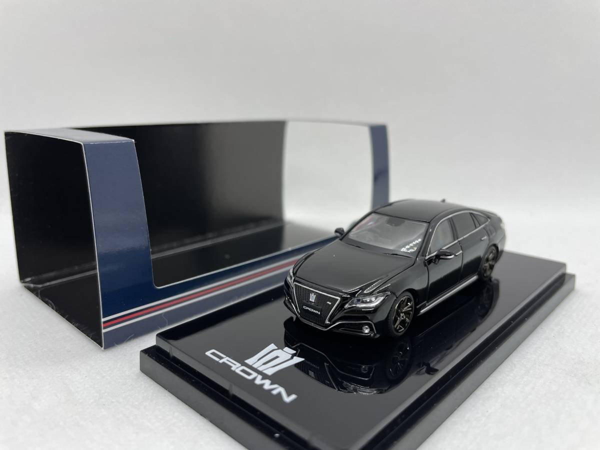 ホビージャパン 1/64 トヨタ Hobby Japan Toyota CROWN HYBRID 2.5 RS Limited HJ642009HBK Black J08-1-039_画像1