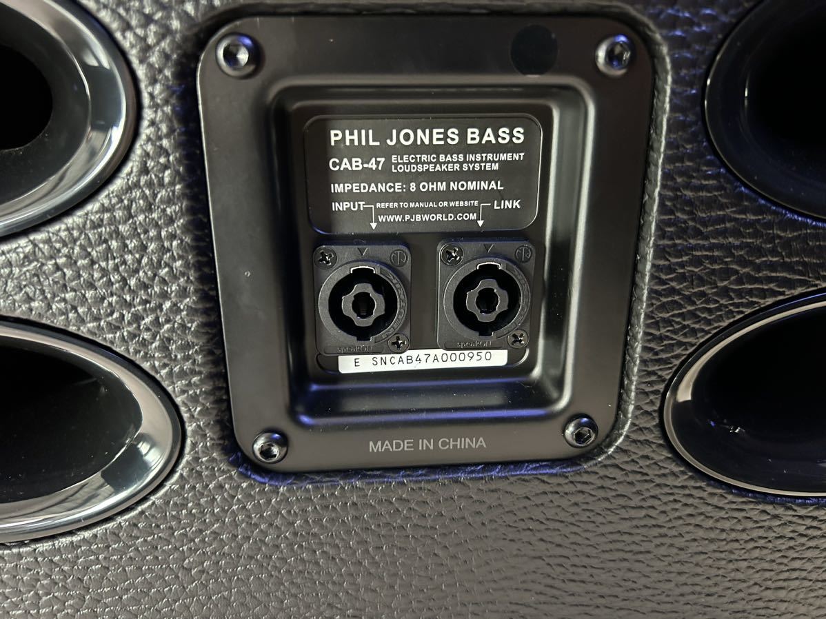 フィルジョーンズベースPJB（Phil Jones Bass） CAB-47 (300W/8Ω) [Speaker Cabinet] キャビネット PHIL JONES _画像5