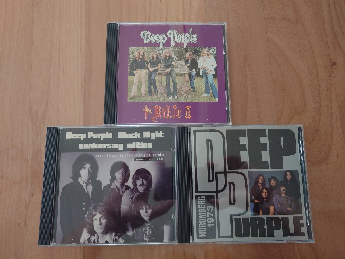★ディープ・パープル Deep Purple★NUREMBERG 1973★The Bible Ⅱ★ブラック・ナイト Black Night シリアルナンバー入★3CD★中古品