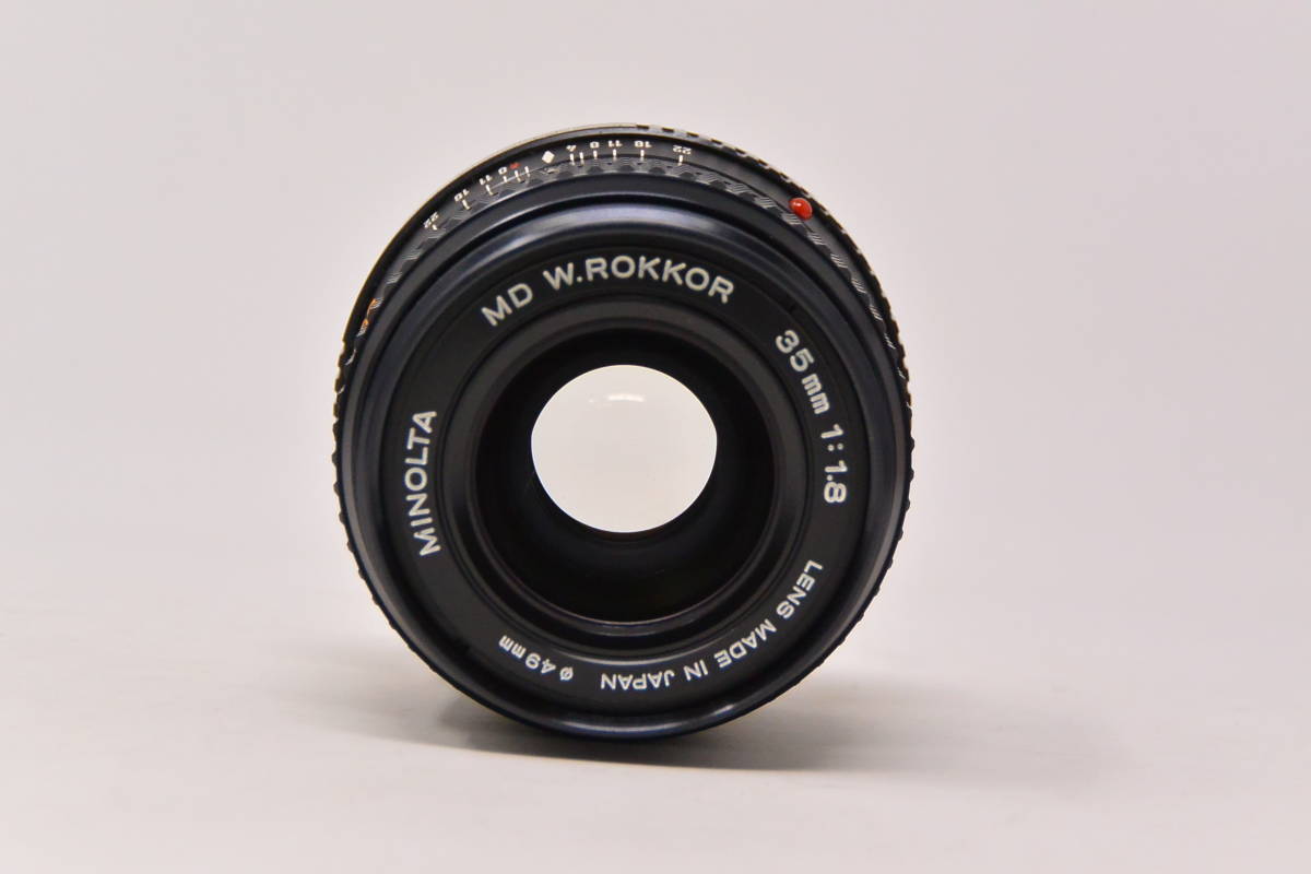 ★新品・Dead stock★ Minolta MD ROKKOR 35mm f1.8 ミノルタ ロッコール 単焦点 デッドストック_画像5