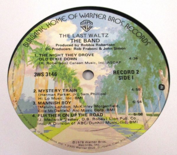 ☆彡 The Band The Last Waltz [ US ORIG '78 Warner Bros. Records 3WS 3146 ] 3LP with BOOKLET_画像4