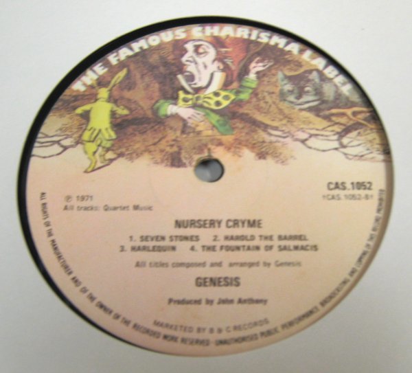 ^^ Genesis Nursery Cryme [ UK '75 Charisma CAS 1052 ]_画像3