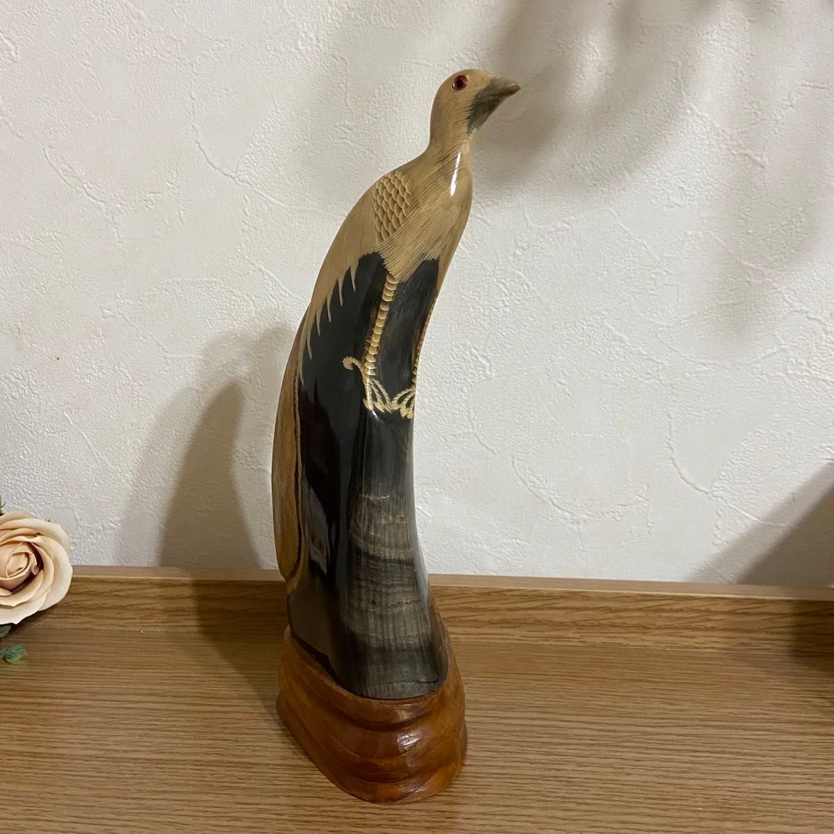 水牛 角 彫刻 置物 オブジェ インテリア 鳥|Yahoo!フリマ(旧 水牛 角 彫刻 置物 オブジェ インテリア 鳥|Yahoo!フリマ(旧