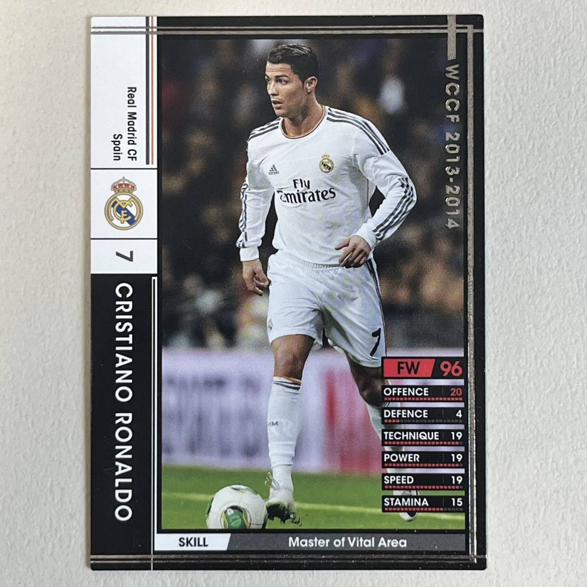 ♪♪WCCF 13-14 黒 クリスティアーノ・ロナウド Cristiano Ronaldo Real Madrid 2013-2014♪三点落札で普通郵便送料無料♪_画像1