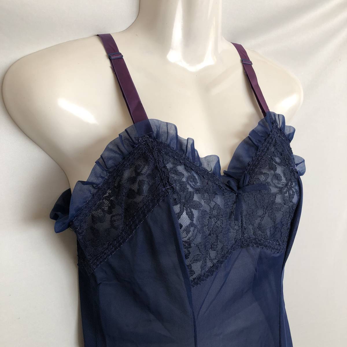 SX-558　☆♪The 東レミルコット EXCEL Charm Ladys Lingerie ♪☆ エレガンススリップ　Mサイズ（B80cm　丈85cm）_画像1