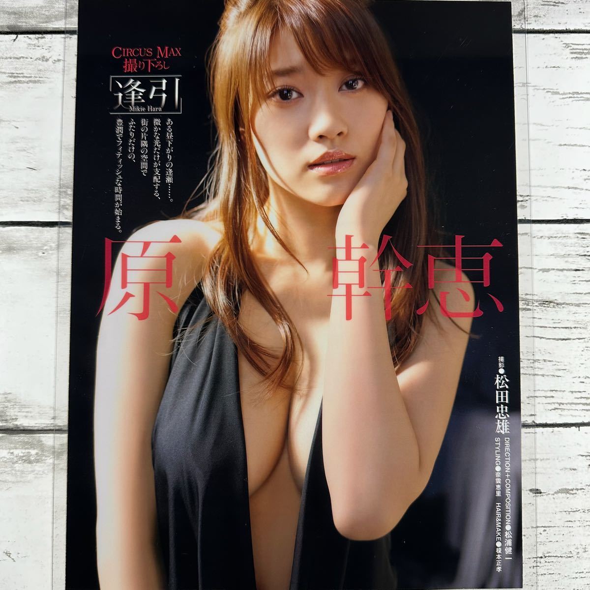 [高品質ラミネート処理][ 原幹恵 ] CIRCUS MAX 2012年10号 雑誌 切り抜き 8ページ 水着 グラビア アイドル 芸能人 女優_画像1