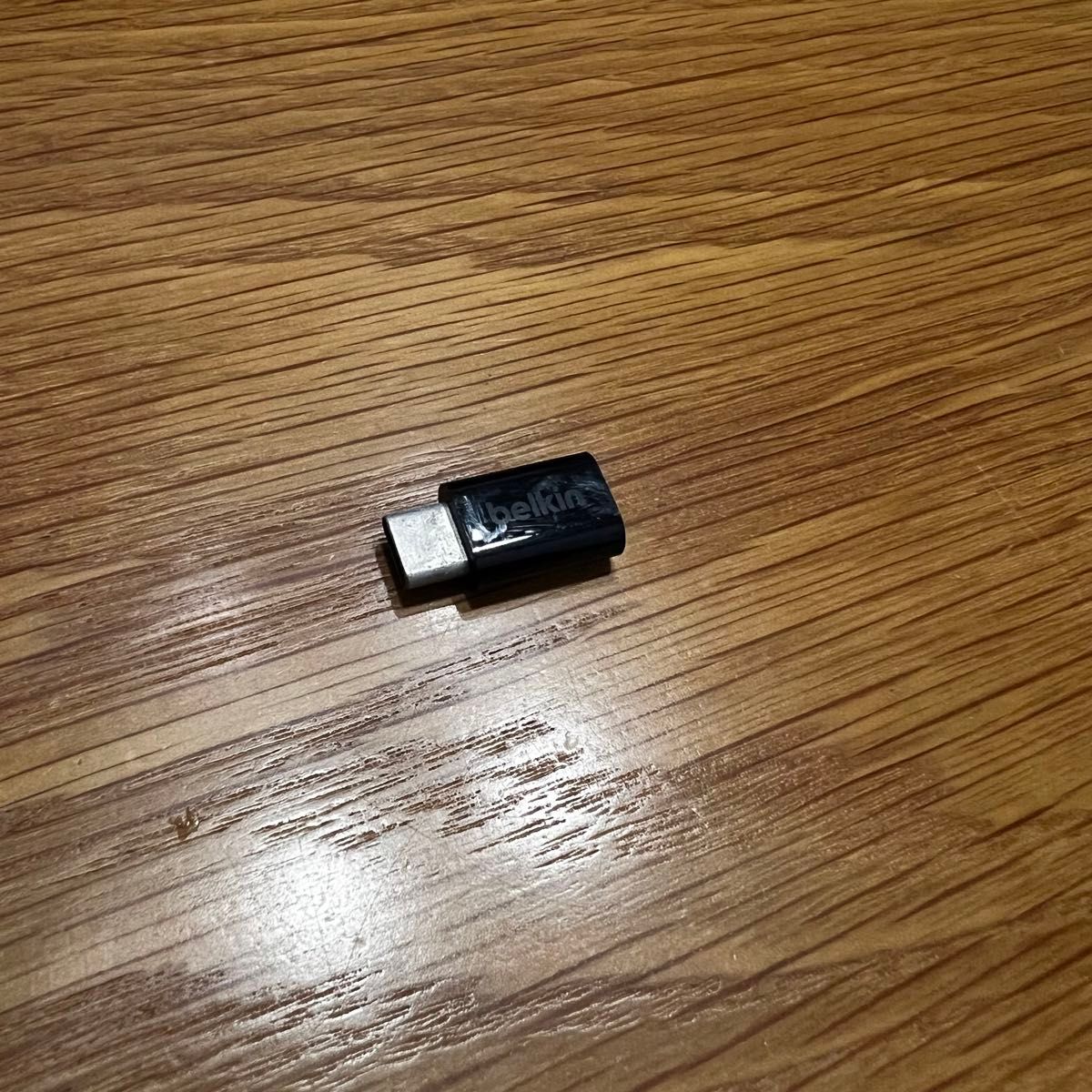 【美品】belkin USB-C to Micro USBアダプタ ブラック  F2CU058BTBLK ベルキン