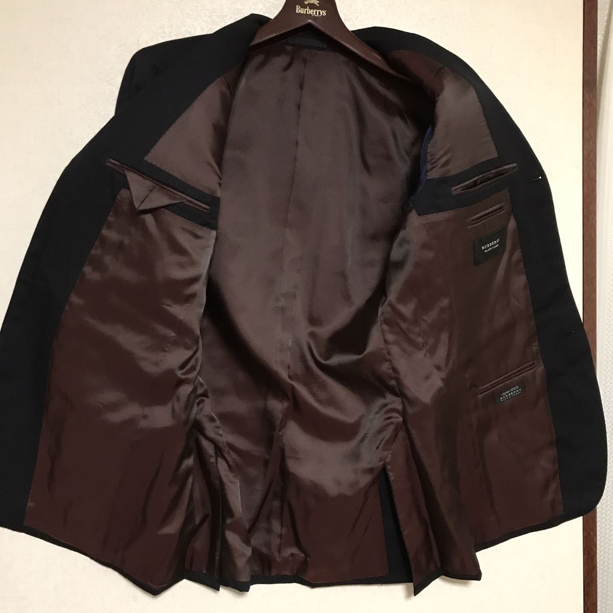 Burberryブラックレーベルスーツ上下92-76-170-38R 羊毛100%_画像2