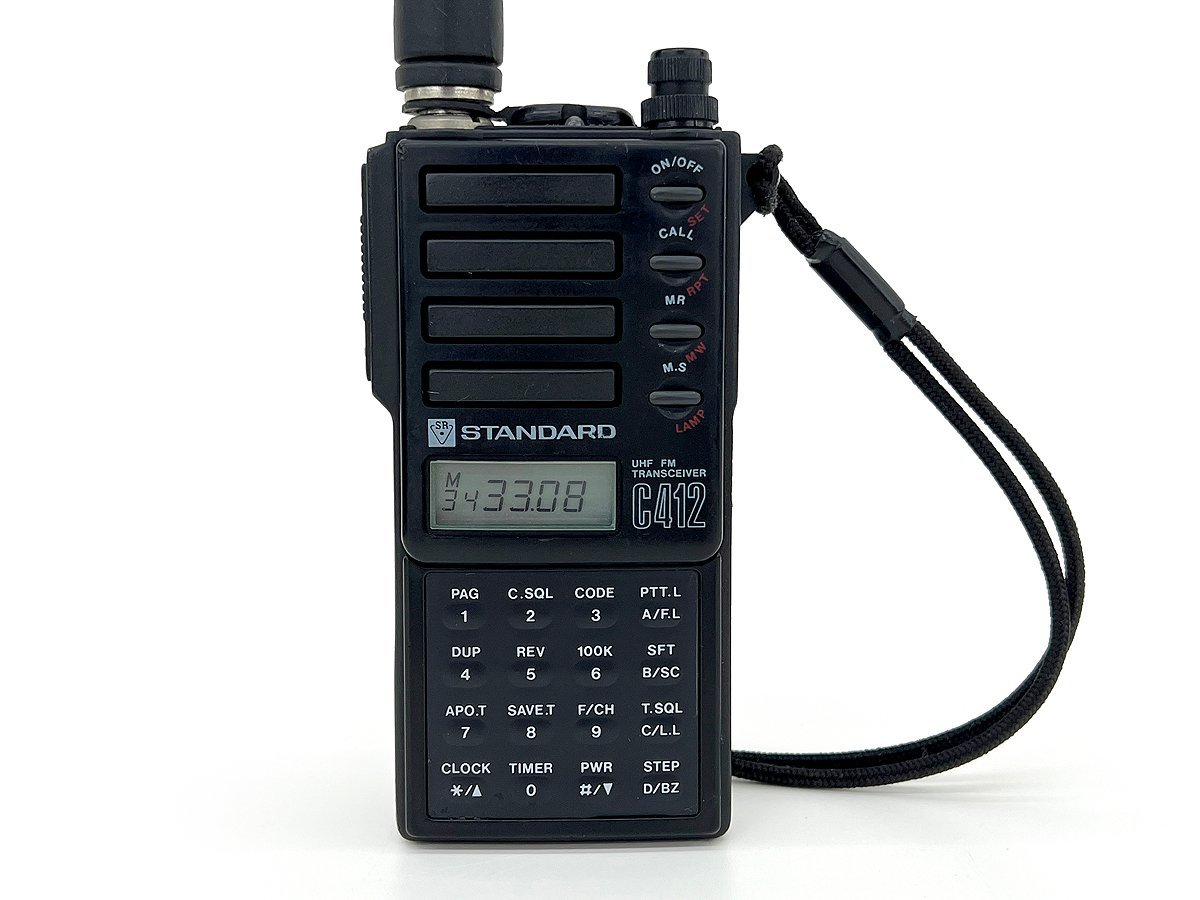 STANDARD スタンダード C412 ハンディ トランシーバー UHF FM TRANSCEIVER_画像2